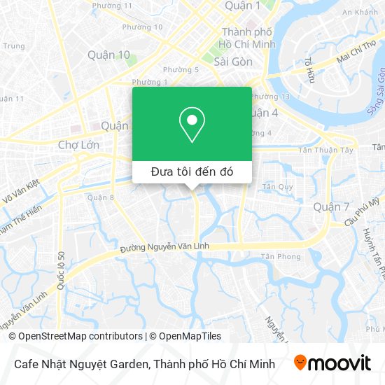 Bản đồ Cafe Nhật Nguyệt Garden