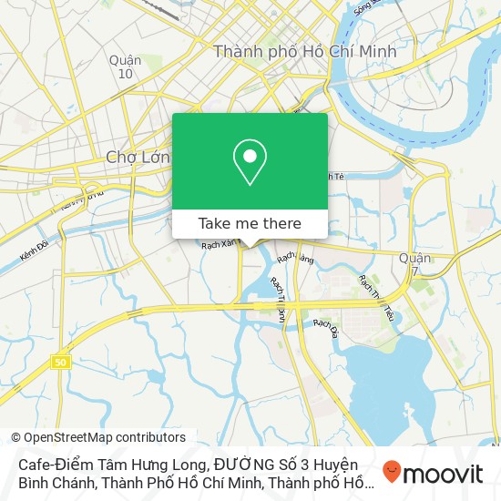 Bản đồ Cafe-Điểm Tâm Hưng Long, ĐƯỜNG Số 3 Huyện Bình Chánh, Thành Phố Hồ Chí Minh