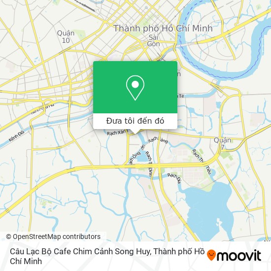 Bản đồ Câu Lạc Bộ Cafe Chim Cảnh Song Huy