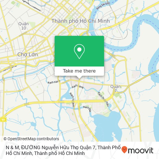 Bản đồ N & M, ĐƯỜNG Nguyễn Hữu Thọ Quận 7, Thành Phố Hồ Chí Minh
