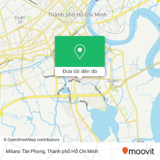 Bản đồ Milano Tân Phong, 449 ĐƯỜNG Lê Văn Lương Quận 7, Thành Phố Hồ Chí Minh