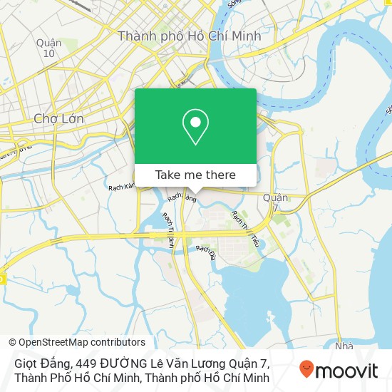 Bản đồ Giọt Đắng, 449 ĐƯỜNG Lê Văn Lương Quận 7, Thành Phố Hồ Chí Minh