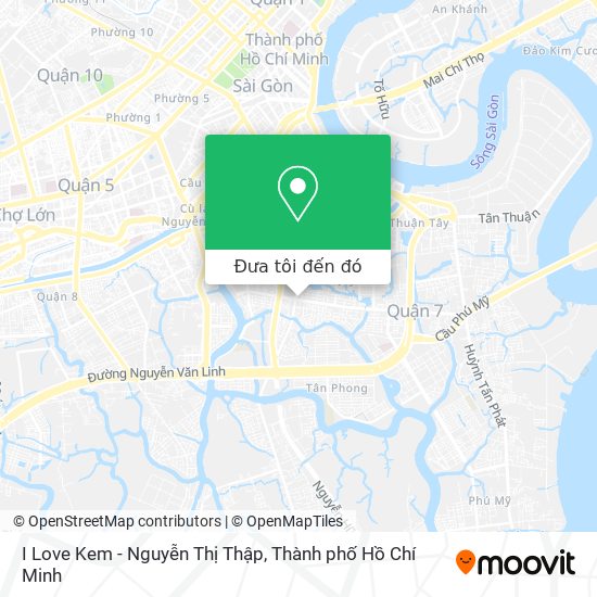 Bản đồ I Love Kem - Nguyễn Thị Thập