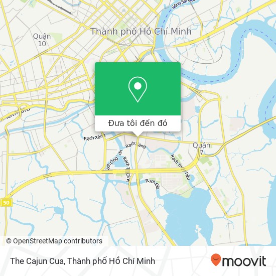 Bản đồ The Cajun Cua, ĐƯỜNG Nguyễn Hữu Thọ Quận 7, Thành Phố Hồ Chí Minh