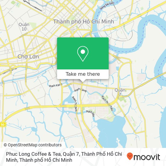 Bản đồ Phuc Long Coffee & Tea, Quận 7, Thành Phố Hồ Chí Minh