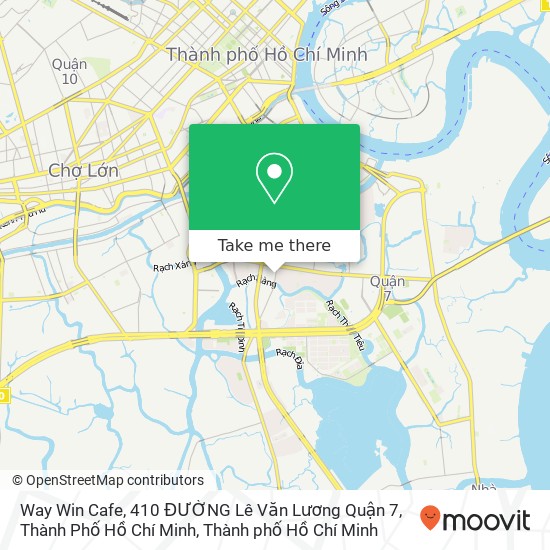 Bản đồ Way Win Cafe, 410 ĐƯỜNG Lê Văn Lương Quận 7, Thành Phố Hồ Chí Minh