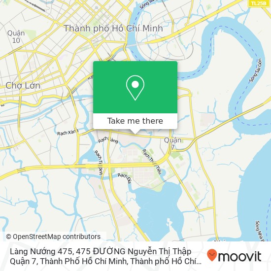 Bản đồ Làng Nướng 475, 475 ĐƯỜNG Nguyễn Thị Thập Quận 7, Thành Phố Hồ Chí Minh
