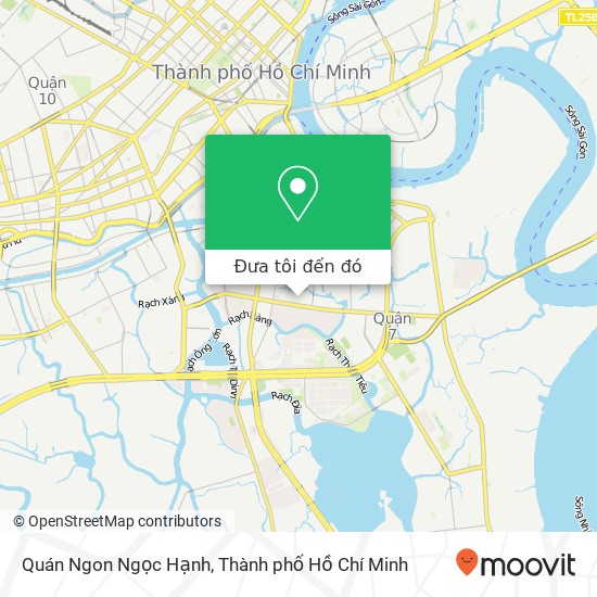 Bản đồ Quán Ngon Ngọc Hạnh, 114 ĐƯỜNG Số 79 Quận 7, Thành Phố Hồ Chí Minh
