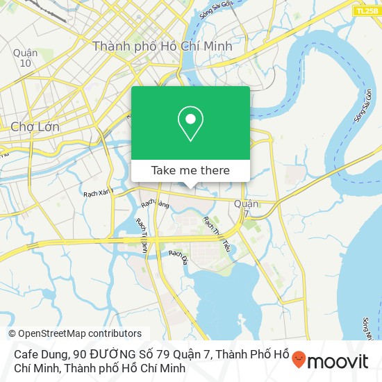 Bản đồ Cafe Dung, 90 ĐƯỜNG Số 79 Quận 7, Thành Phố Hồ Chí Minh