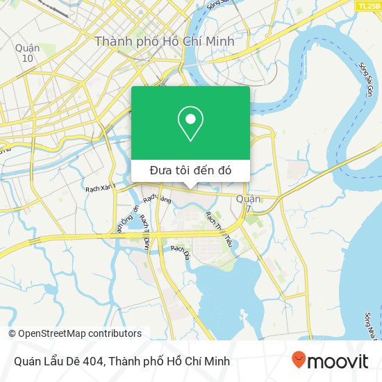 Bản đồ Quán Lẩu Dê 404, 436 ĐƯỜNG Nguyễn Thị Thập Quận 7, Thành Phố Hồ Chí Minh