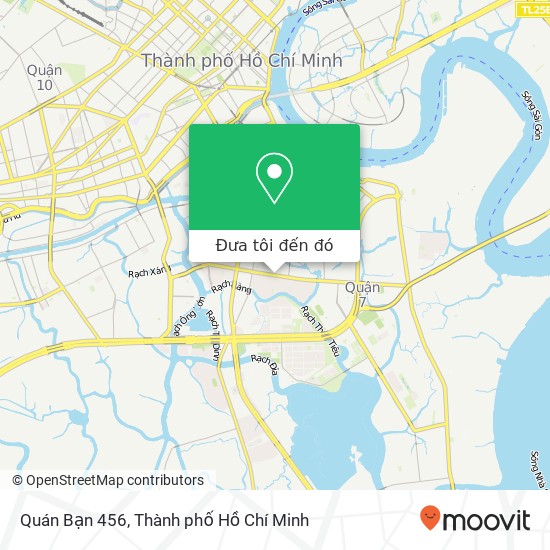Bản đồ Quán Bạn 456, 456 ĐƯỜNG Nguyễn Thị Thập Quận 7, Thành Phố Hồ Chí Minh