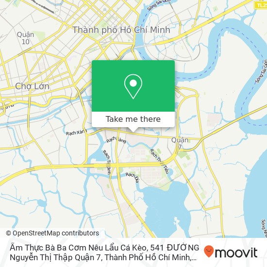 Bản đồ Ẩm Thực Bà Ba Cơm Nêu Lẩu Cá Kèo, 541 ĐƯỜNG Nguyễn Thị Thập Quận 7, Thành Phố Hồ Chí Minh