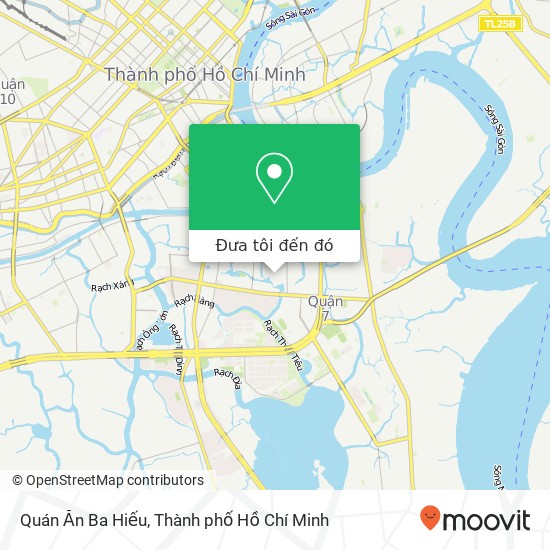 Bản đồ Quán Ăn Ba Hiếu, ĐƯỜNG Số 49 Quận 7, Thành Phố Hồ Chí Minh