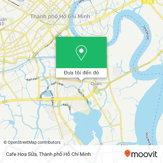 Bản đồ Cafe Hoa Sữa, 300 ĐƯỜNG Nguyễn Thị Thập Quận 7, Thành Phố Hồ Chí Minh