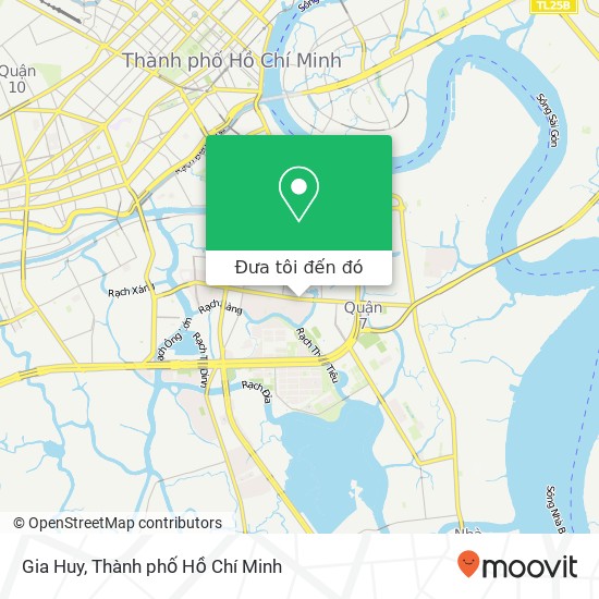 Bản đồ Gia Huy, 421 ĐƯỜNG Nguyễn Thị Thập Quận 7, Thành Phố Hồ Chí Minh