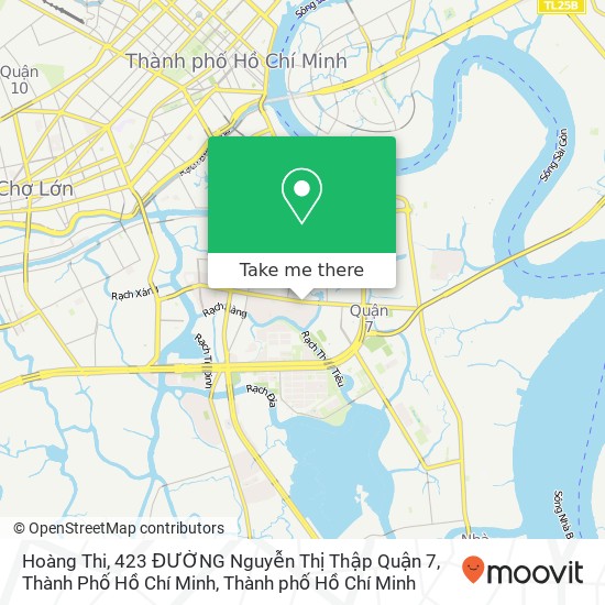 Bản đồ Hoàng Thi, 423 ĐƯỜNG Nguyễn Thị Thập Quận 7, Thành Phố Hồ Chí Minh