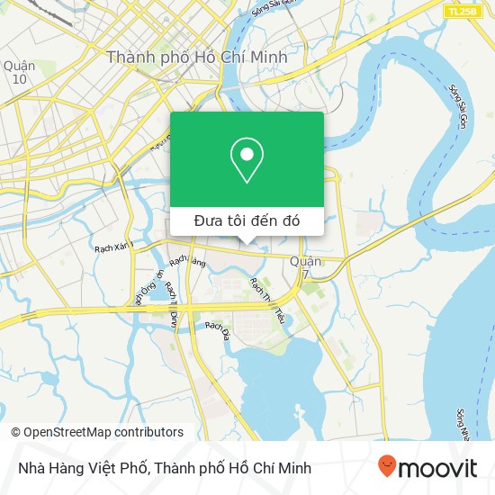 Bản đồ Nhà Hàng Việt Phố, 30 ĐƯỜNG Số 79 Quận 7, Thành Phố Hồ Chí Minh