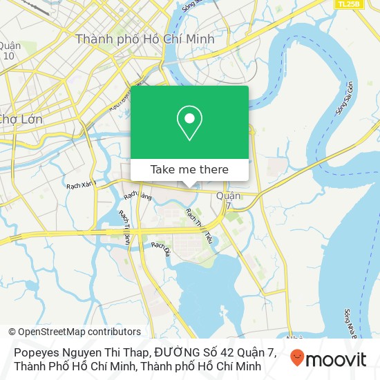 Bản đồ Popeyes Nguyen Thi Thap, ĐƯỜNG Số 42 Quận 7, Thành Phố Hồ Chí Minh
