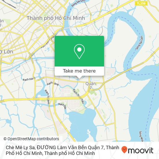 Bản đồ Chè Mê Ly Sa, ĐƯỜNG Lâm Văn Bền Quận 7, Thành Phố Hồ Chí Minh