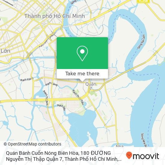 Bản đồ Quán Bánh Cuốn Nóng Biên Hòa, 180 ĐƯỜNG Nguyễn Thị Thập Quận 7, Thành Phố Hồ Chí Minh