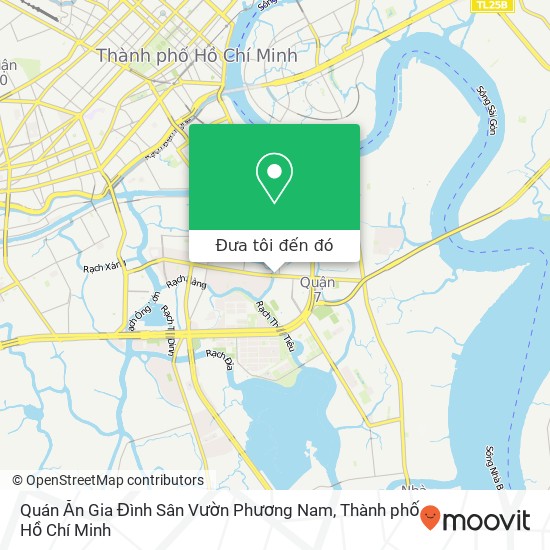 Bản đồ Quán Ăn Gia Đình Sân Vườn Phương Nam, 264 ĐƯỜNG Nguyễn Thị Thập Quận 7, Thành Phố Hồ Chí Minh