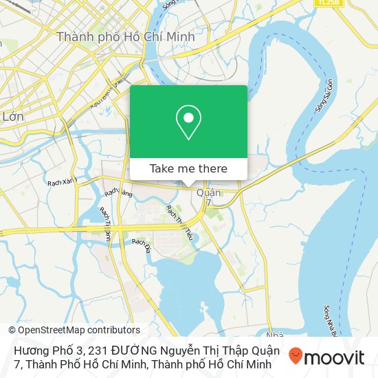 Bản đồ Hương Phố 3, 231 ĐƯỜNG Nguyễn Thị Thập Quận 7, Thành Phố Hồ Chí Minh