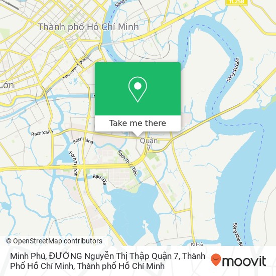 Bản đồ Minh Phú, ĐƯỜNG Nguyễn Thị Thập Quận 7, Thành Phố Hồ Chí Minh