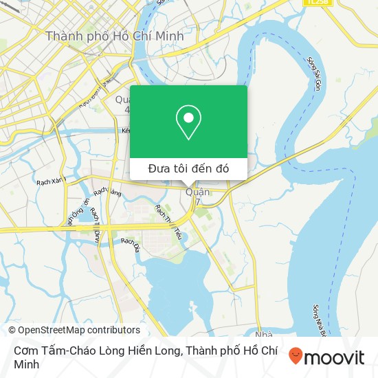 Bản đồ Cơm Tấm-Cháo Lòng Hiền Long, ĐƯỜNG Nguyễn Thị Thập Quận 7, Thành Phố Hồ Chí Minh