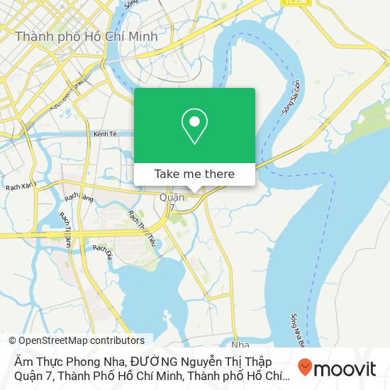 Bản đồ Ẩm Thực Phong Nha, ĐƯỜNG Nguyễn Thị Thập Quận 7, Thành Phố Hồ Chí Minh