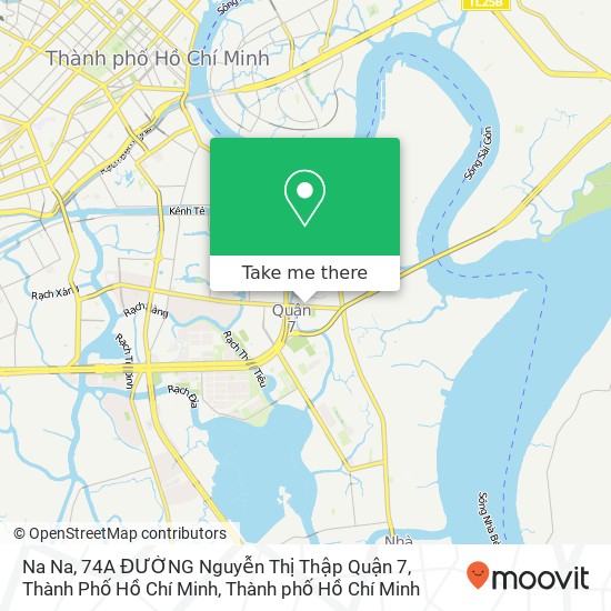 Bản đồ Na Na, 74A ĐƯỜNG Nguyễn Thị Thập Quận 7, Thành Phố Hồ Chí Minh