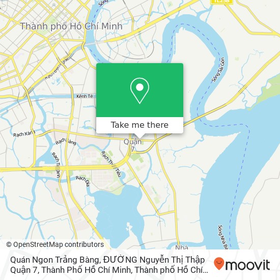 Bản đồ Quán Ngon Trảng Bàng, ĐƯỜNG Nguyễn Thị Thập Quận 7, Thành Phố Hồ Chí Minh