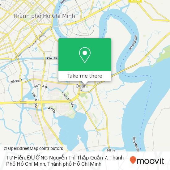 Bản đồ Tư Hiền, ĐƯỜNG Nguyễn Thị Thập Quận 7, Thành Phố Hồ Chí Minh