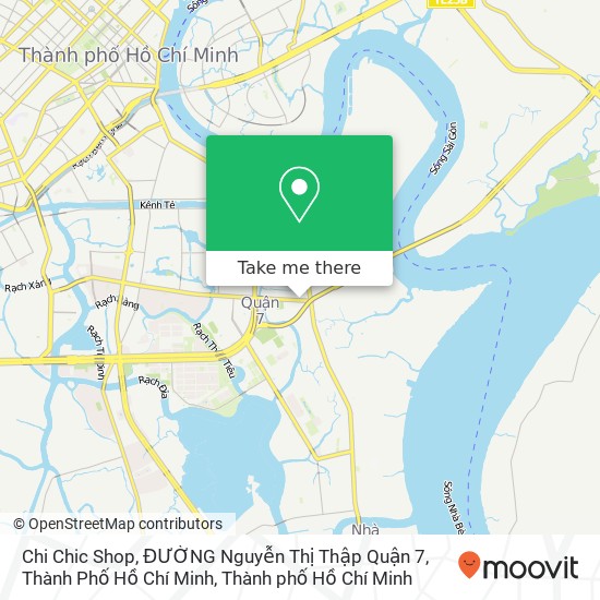 Bản đồ Chi Chic Shop, ĐƯỜNG Nguyễn Thị Thập Quận 7, Thành Phố Hồ Chí Minh