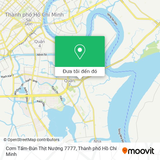 Bản đồ Cơm Tấm-Bún Thịt Nướng 7777