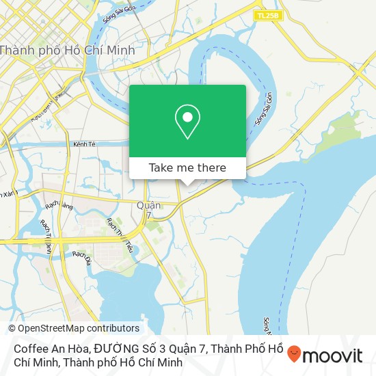 Bản đồ Coffee An Hòa, ĐƯỜNG Số 3 Quận 7, Thành Phố Hồ Chí Minh