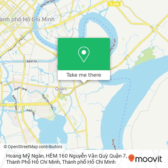 Bản đồ Hoàng Mỹ Ngân, HẺM 160 Nguyễn Văn Quỳ Quận 7, Thành Phố Hồ Chí Minh