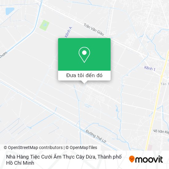 Bản đồ Nhà Hàng Tiệc Cưới Ẩm Thực Cây Dừa