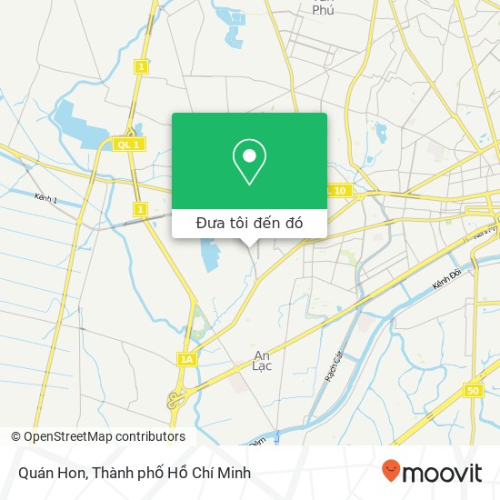 Bản đồ Quán Hon, 42 ĐƯỜNG Tên Lửa Quận Bình Tân, Thành Phố Hồ Chí Minh