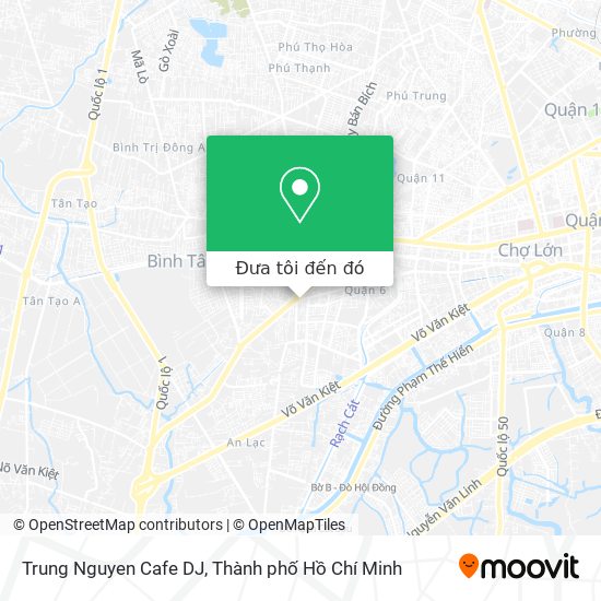 Bản đồ Trung Nguyen Cafe DJ