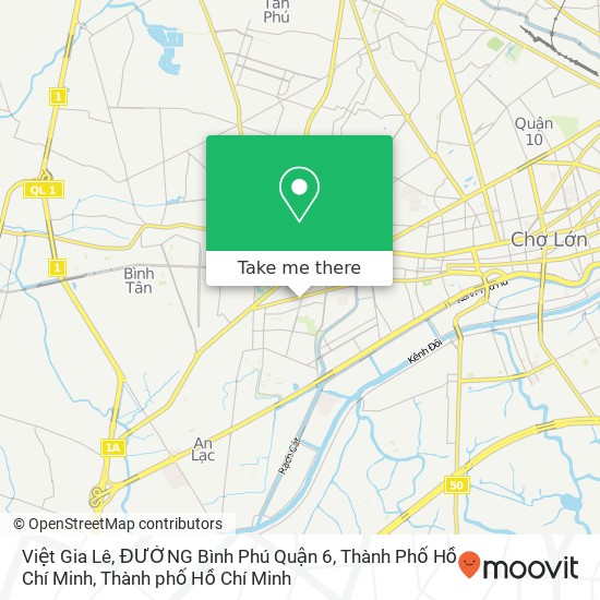 Bản đồ Việt Gia Lê, ĐƯỜNG Bình Phú Quận 6, Thành Phố Hồ Chí Minh