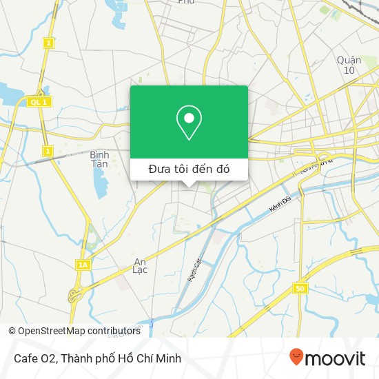 Bản đồ Cafe O2, ĐƯỜNG Trần Văn Kiểu Quận 6, Thành Phố Hồ Chí Minh