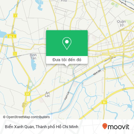 Bản đồ Biển Xanh Quán, ĐƯỜNG Số 24 Quận 6, Thành Phố Hồ Chí Minh