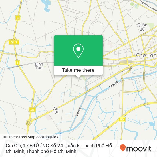 Bản đồ Gia Gia, 17 ĐƯỜNG Số 24 Quận 6, Thành Phố Hồ Chí Minh