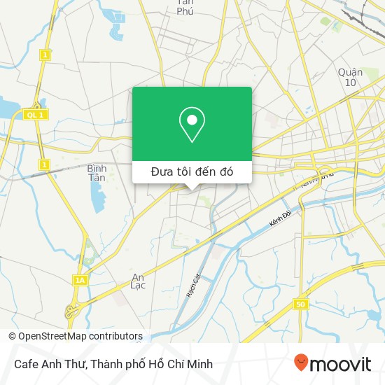 Bản đồ Cafe Anh Thư, ĐƯỜNG Chợ Lớn Quận 6, Thành Phố Hồ Chí Minh
