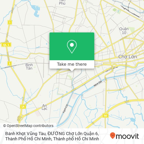 Bản đồ Bánh Khọt Vũng Tàu, ĐƯỜNG Chợ Lớn Quận 6, Thành Phố Hồ Chí Minh