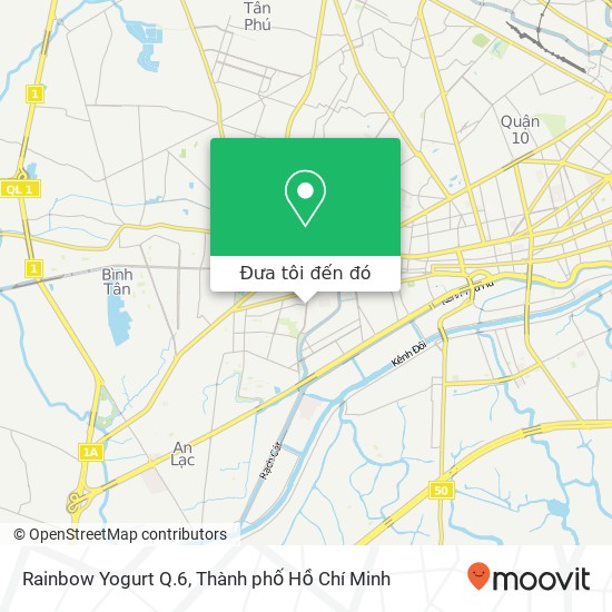 Bản đồ Rainbow Yogurt Q.6, 7 ĐƯỜNG Chợ Lớn Quận 6, Thành Phố Hồ Chí Minh