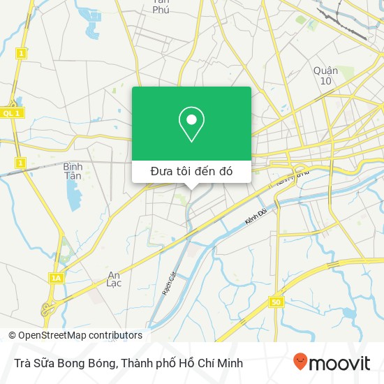 Bản đồ Trà Sữa Bong Bóng, ĐƯỜNG Nguyễn Văn Luông Quận 6, Thành Phố Hồ Chí Minh