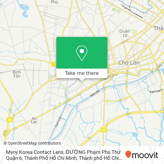 Bản đồ Myny Korea Contact Lens, ĐƯỜNG Phạm Phú Thứ Quận 6, Thành Phố Hồ Chí Minh