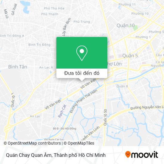Bản đồ Quán Chay Quan Âm