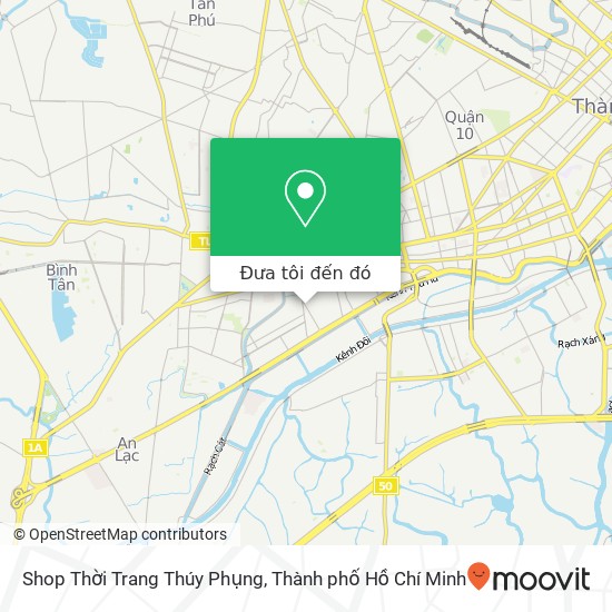 Bản đồ Shop Thời Trang Thúy Phụng, ĐƯỜNG Phạm Phú Thứ Quận 6, Thành Phố Hồ Chí Minh